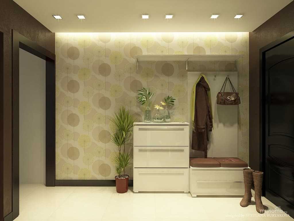 Дизайн обоев в коридоре: подбор материалов и цветовой палитры