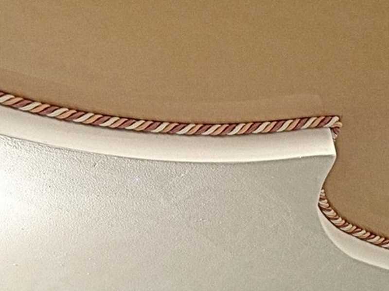 Декоративный шнур для натяжных потолков вместо плинтуса (80 фото)