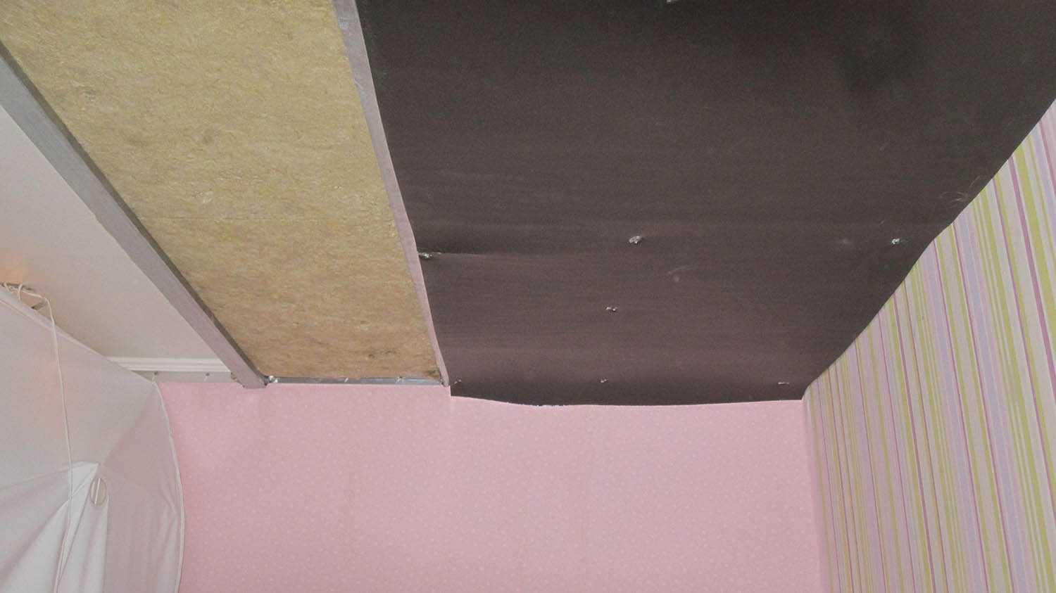 Шумоизоляция потолка в квартире под натяжной потолок: известные и инновационные материалы характеристики преимущества и недостатки Способы монтажа