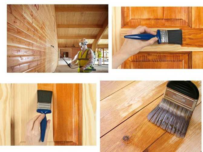 Как и чем лучше обработать сруб дома внутри своими руками. чем правильно обработать деревянный дом внутри?