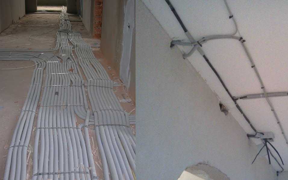 На что следует обращать внимание при монтаже проводки по потолку?