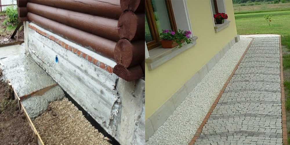 Отвод воды от фундамента дома: способы и материалы, как отвести дождевую воду с крыши