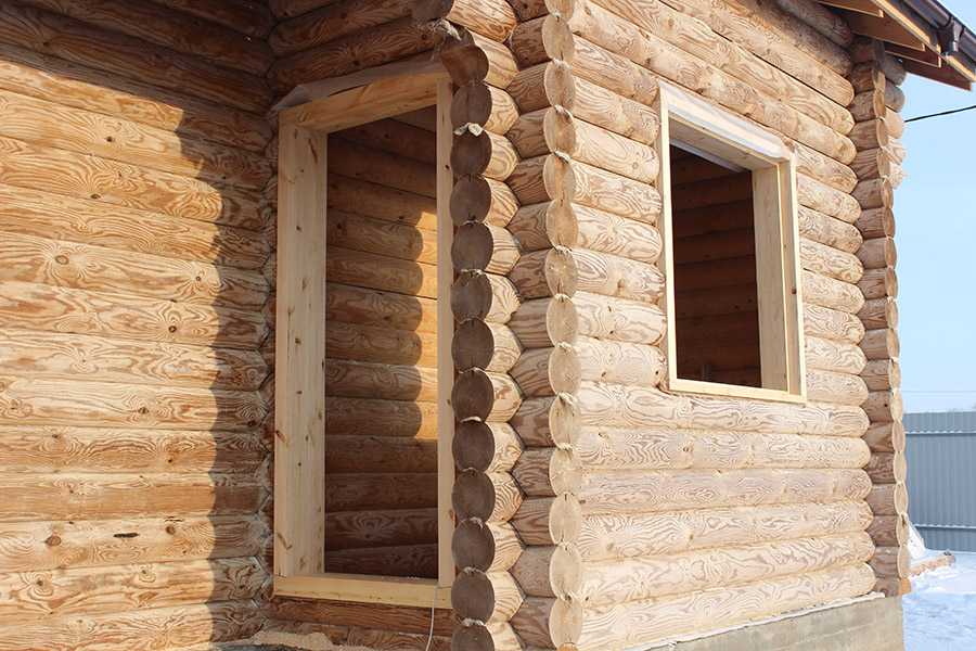 Окосячка окон и дверей в деревянном доме