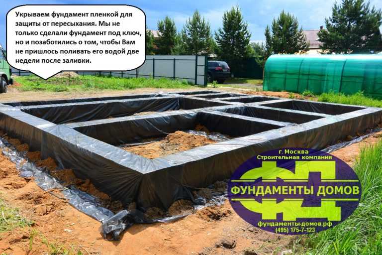 Как законсервировать на зиму ленточный фундамент? - строим сами