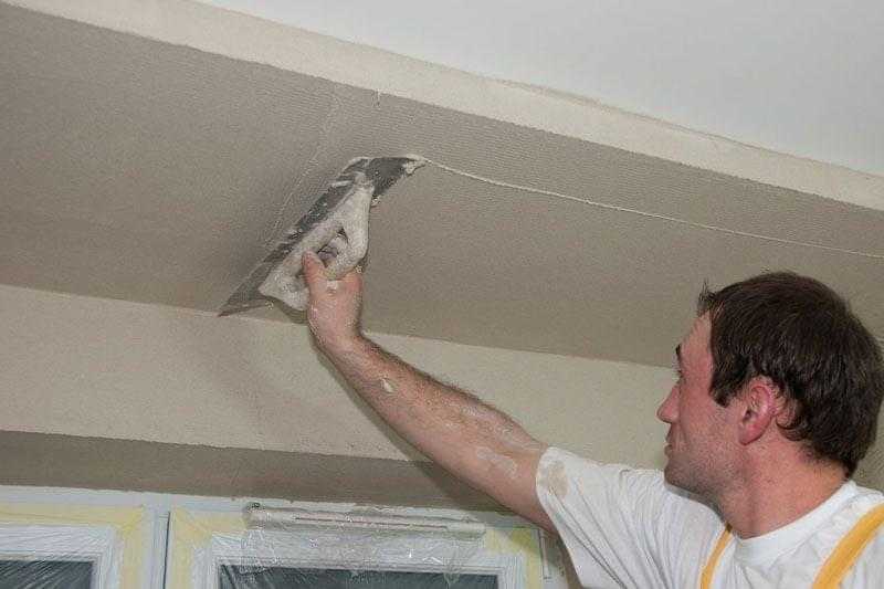 Шпаклевка потолка под покраску своими руками - только ремонт своими руками в квартире: фото, видео, инструкции