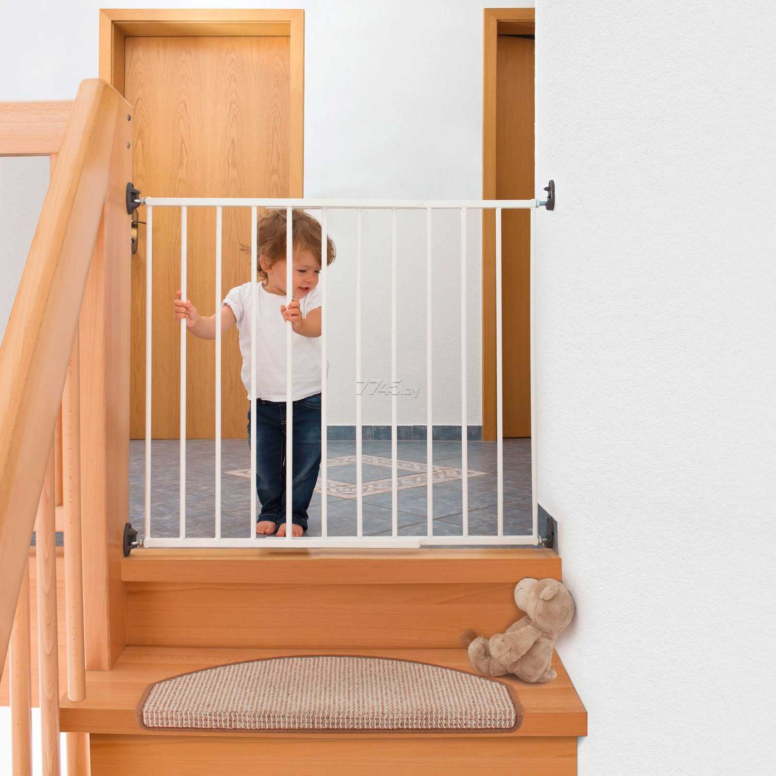 Детские ворота безопасности для лестницы своими руками