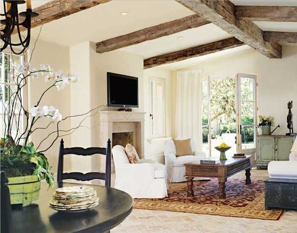 Фальш балки потолочные из дерева для дома: имитация на фото, монтаж декоративных и цена