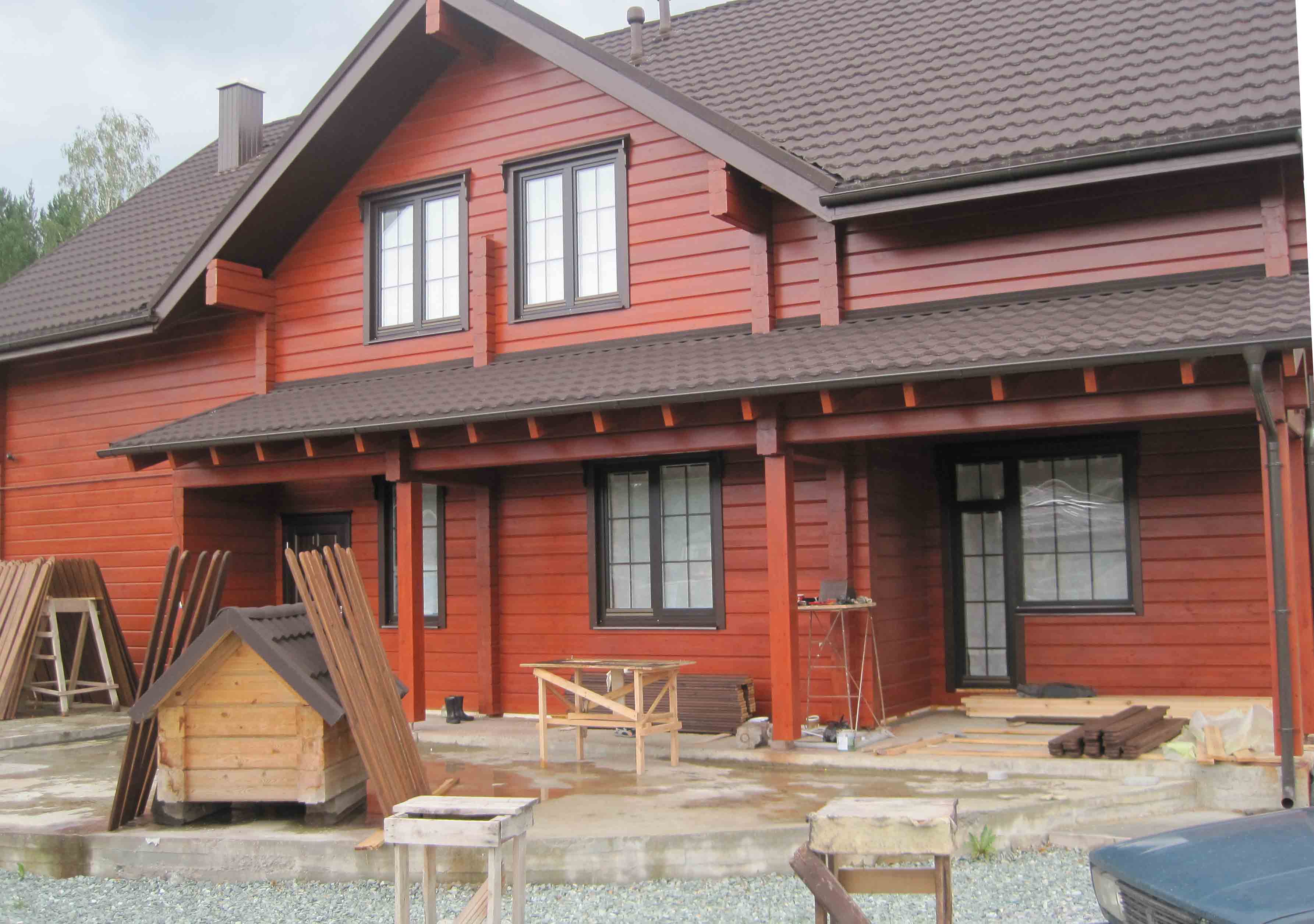 Какой краской лучше покрасить деревянный дом снаружи: чем красить правильнее