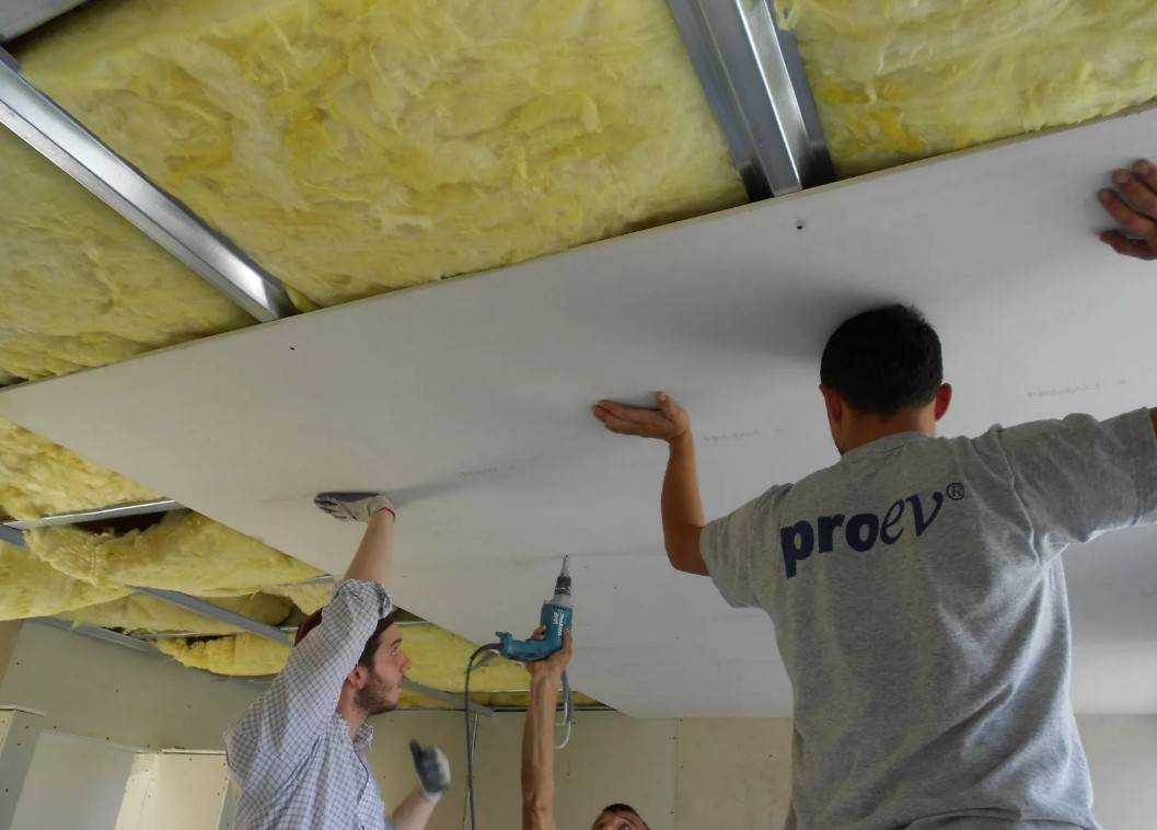 Шумоизоляция потолка в квартире под натяжной потолок своими руками