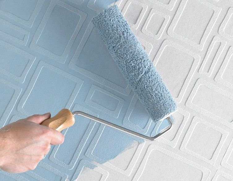Чем покрасить потолочную плитку