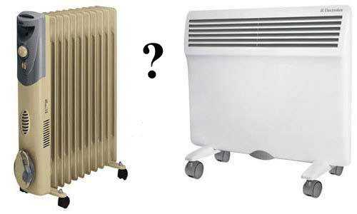 Что лучше: конвектор или масляный обогреватель? чем отличается конвекторный радиатор от масляного? какой экономичнее? какой выбрать для квартиры?