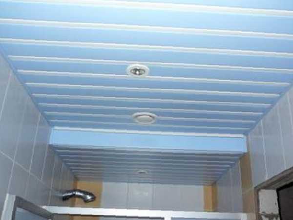 Реечный потолок в ванной - порядок сборки, идеи для вдохновения