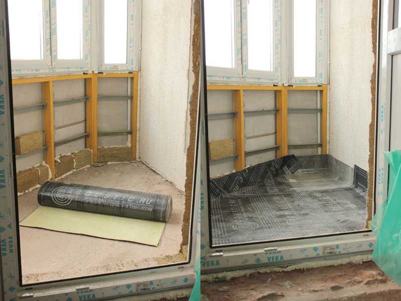 Как сделать пол на балконе: отделка укладка и устройство
