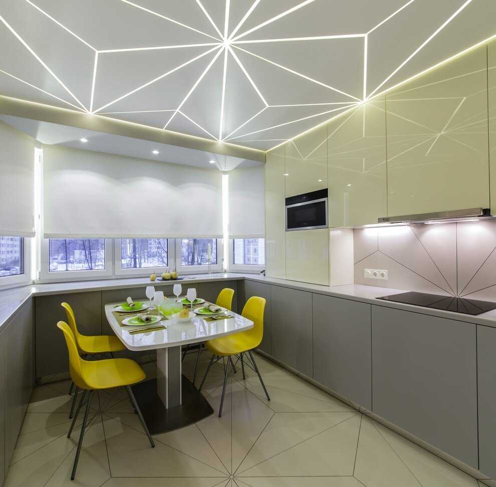 Современный дизайн потолков в зале: 75 фото красивых интерьеров