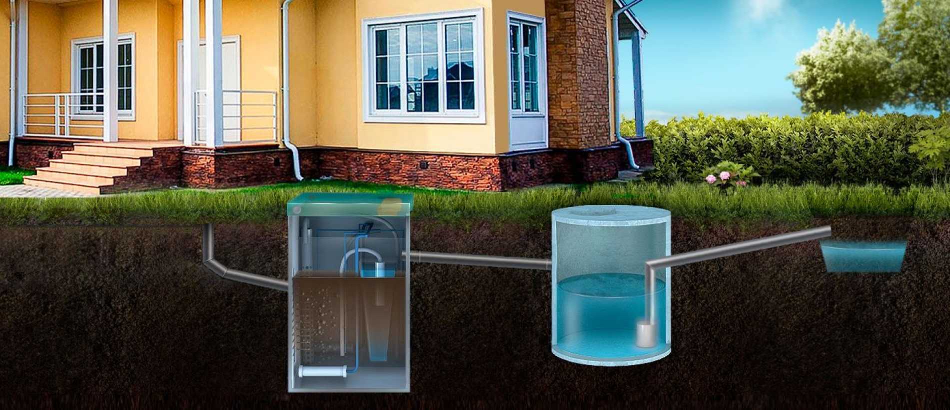 Разделение канализационных стоков и устройство септика для индивидуального дома