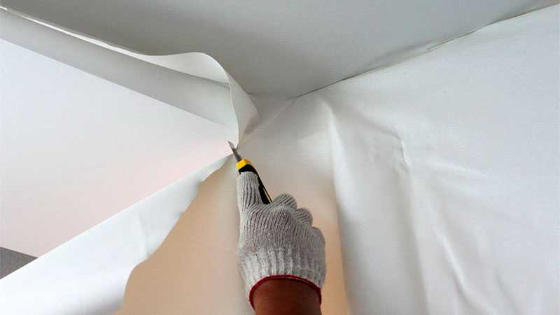 Натяжные потолки - плюсы и минусы тканевых и пвх полотен