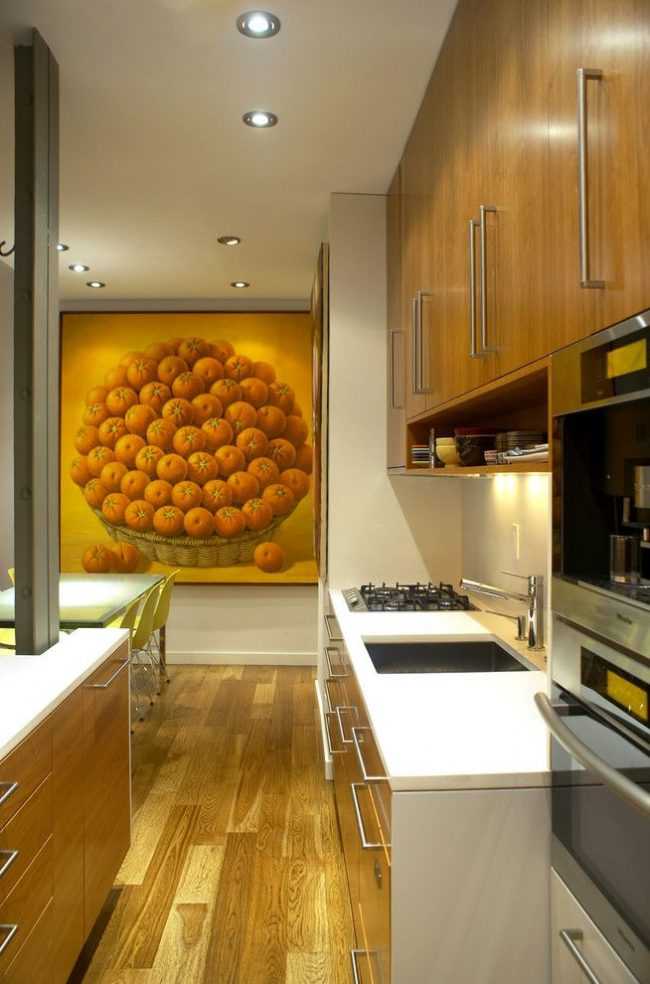 Фотообои на кухню: особенности покрытия Виды обоев Цветовые решения для кухонных фотообоев Многообразный дизайн покрытий Варианты для расширения пространства Цена