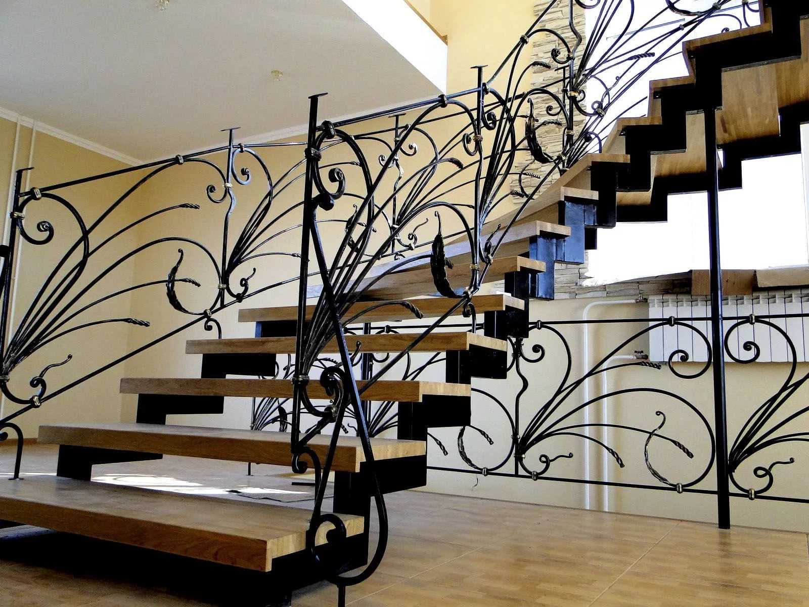 Перила для лестниц: 100 лучший идей на фото в частном доме