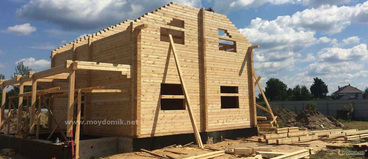Как построить дом из бурса (видео)