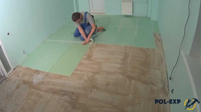 Как выровнять бетонный пол - в квартире под ламинат видео, своими руками