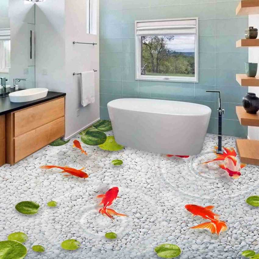 Чем застелить пол в ванной комнате: обзор разных материалов