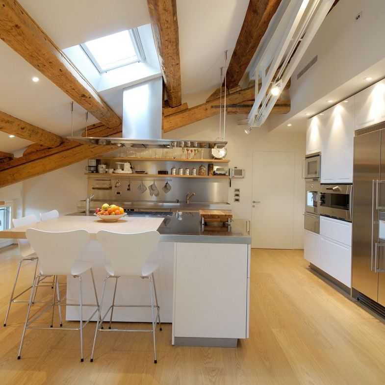 Потолок на кухне – 7 основных вариантов отделки и не только