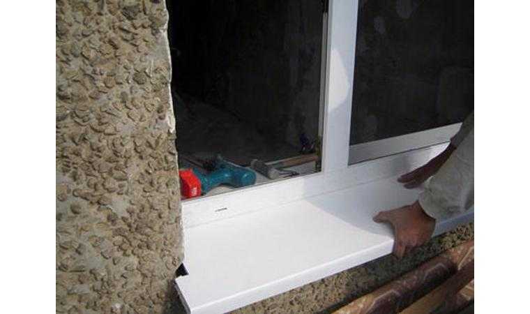 Инструкция по установке подоконника на пластиковые окна