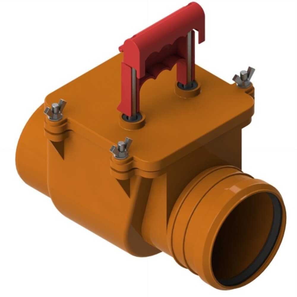 Установка обратного клапана на канализацию: вакуумный + гидрозатвор