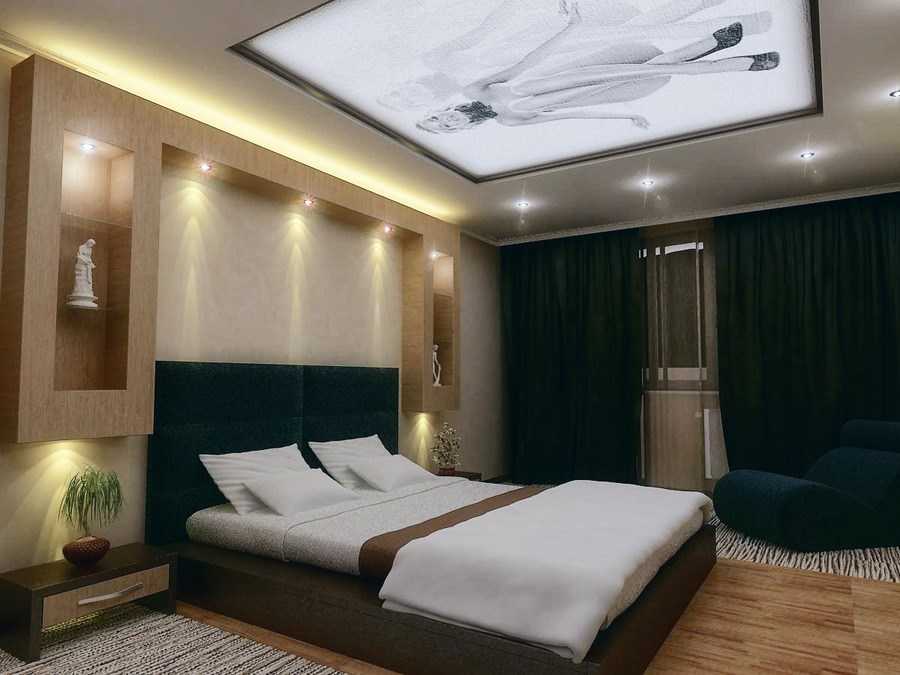 Потолки для спальни из гипсокартона (94 фото): идеи дизайна-2020 подвесных гипсокартонных конструкций, красивые потолки из гипсокартона