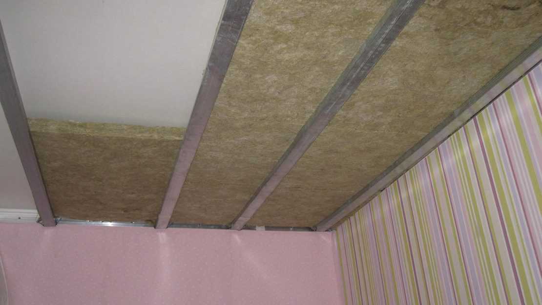 Шумоизоляция потолка в квартире под натяжной потолок: как правильно обустроить звукоизоляцию
