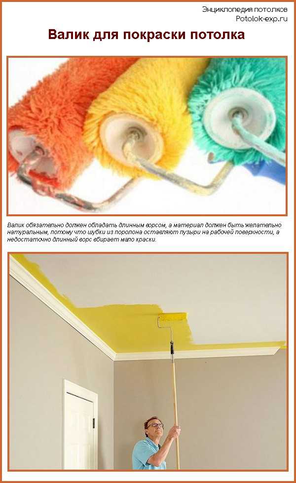 Покраска потолка водоэмульсионной краской: виды, инструкции, советы