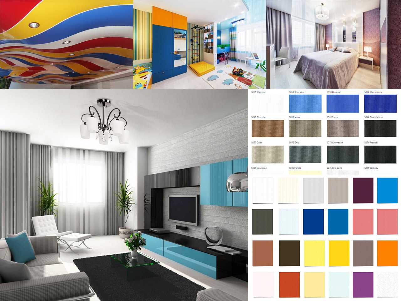 Как правильно выбрать натяжной потолок характеристика каждого вида преимущества А также критерии выбора советы от дизайнеров по поводу цветовых решений