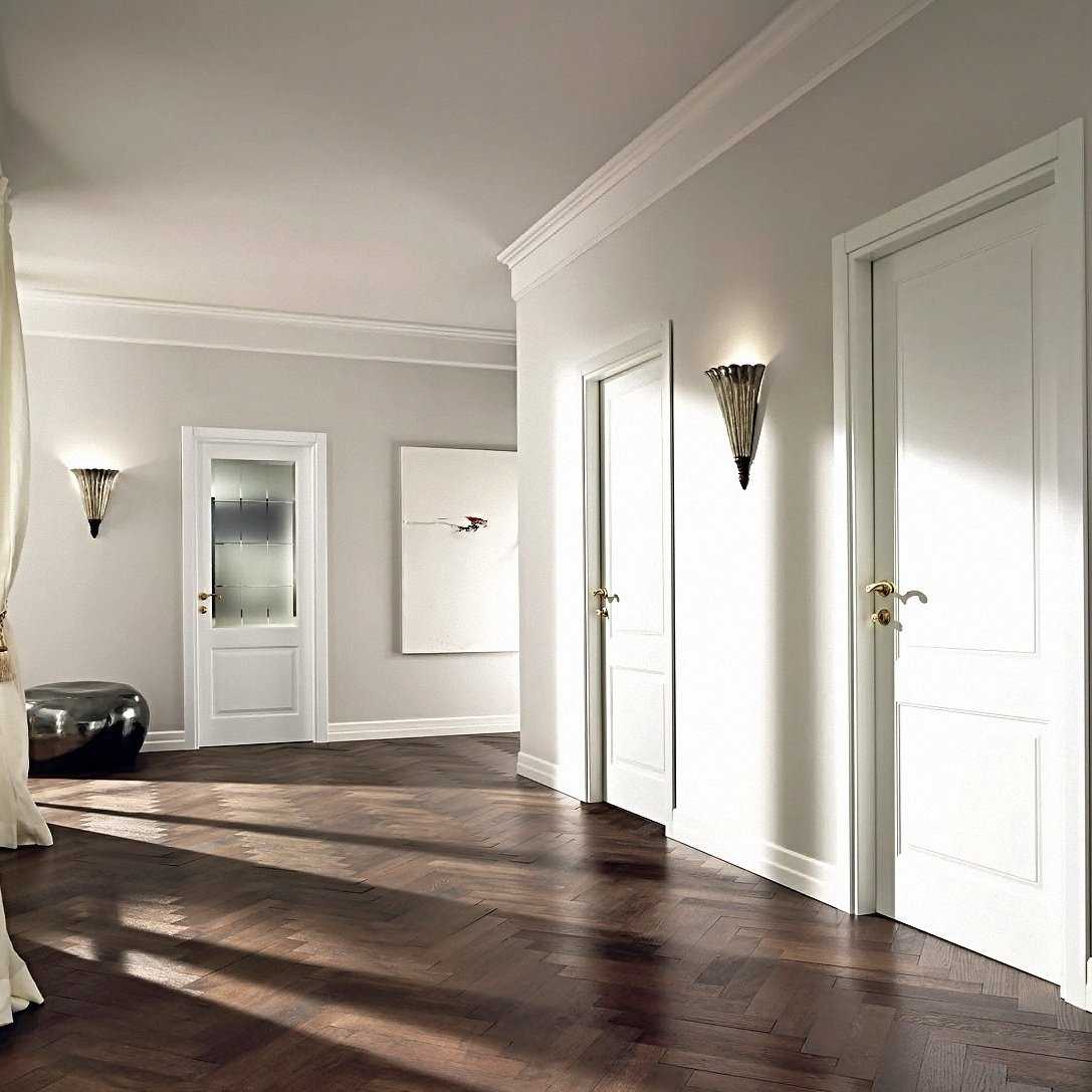 Светлые двери в интерьере дома: 75 вариантов эффектных сочетаний