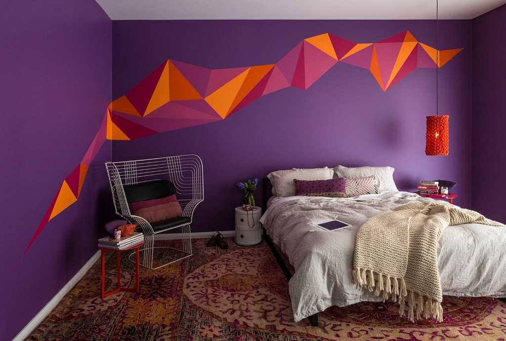 Модная покраска стен в спальне (39 фото): идеи и варианты дизайна стен 2020 в интерьере, как правильно и эффектно покрасить стены