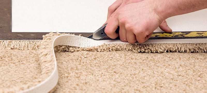 Как правильно стелить ковролин на деревянный пол, бетон или линолеум: методы, особенности и нюансы (видео)