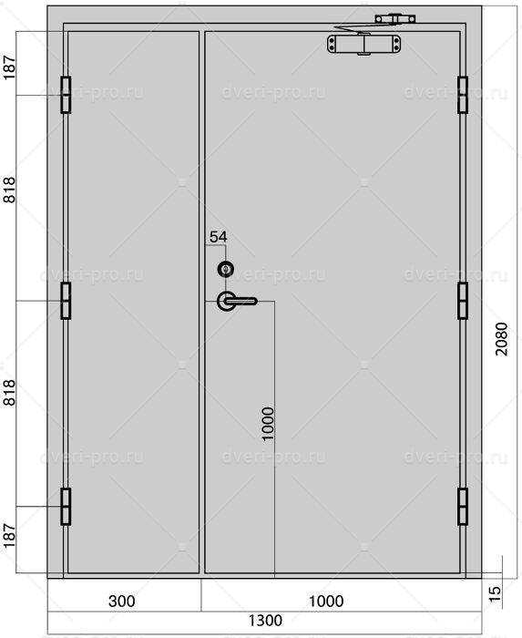 Стандартные габариты входных металлических дверей, размеры проемов и правила выбора