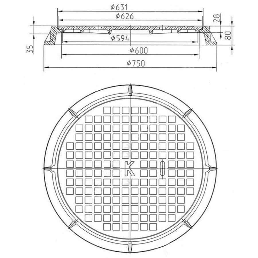Канализационный люк: размеры, диаметр, установка и цена