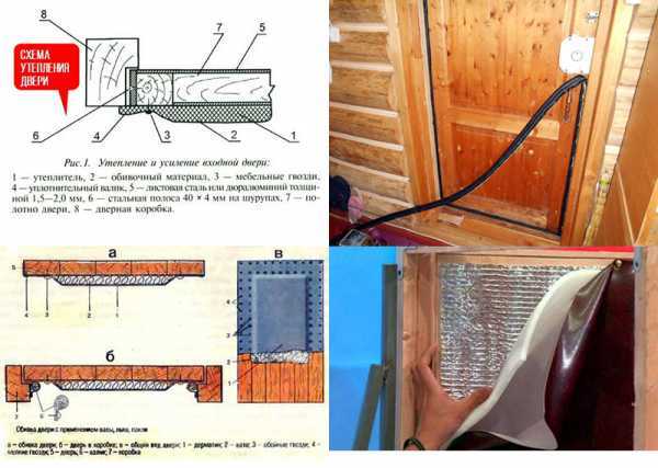 Как утеплить деревянную дверь своими руками в частном доме — пошаговая инструкция от ивд