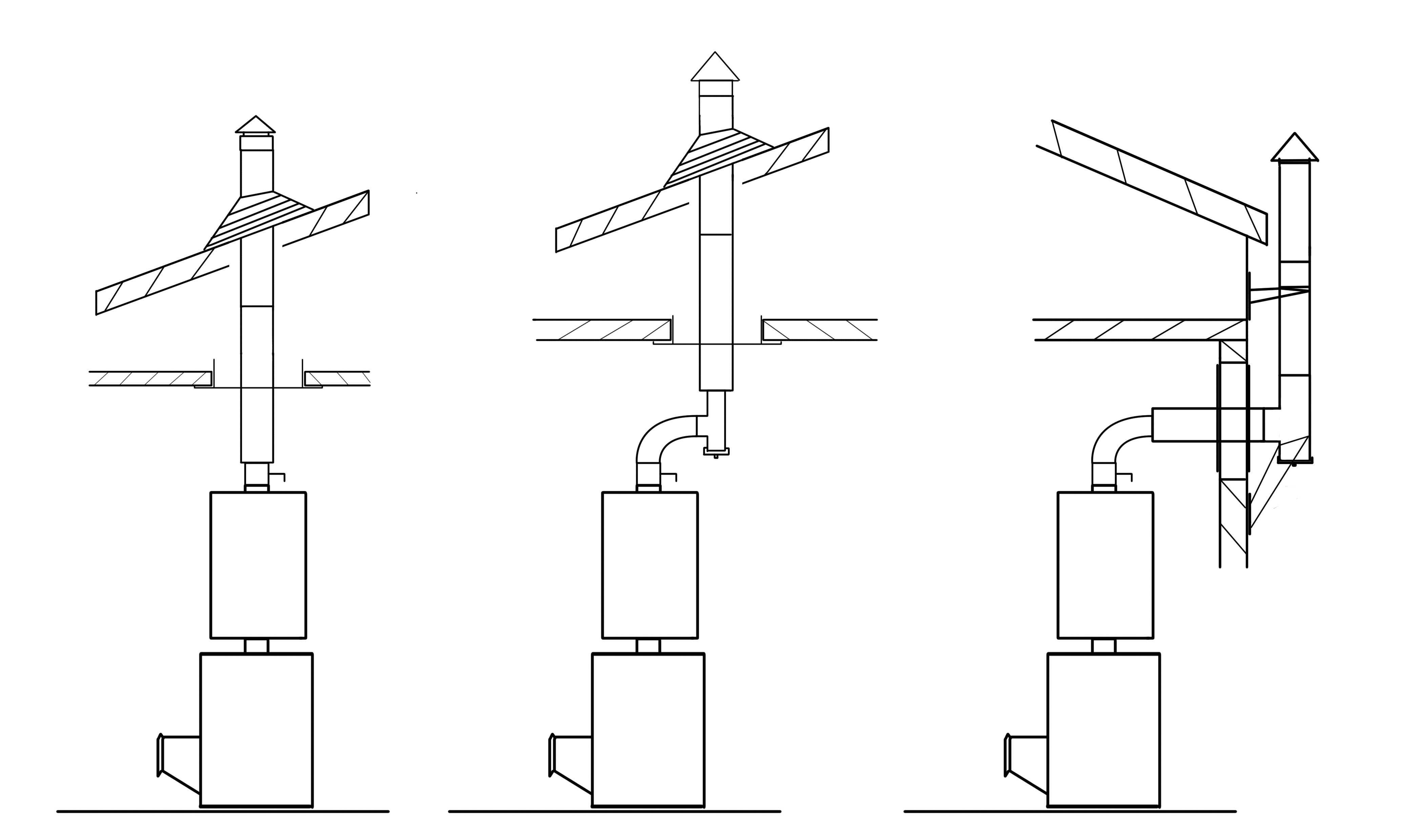 Монтаж дымохода из сэндвич труб через крышу - общие понятия и пошаговое руководство