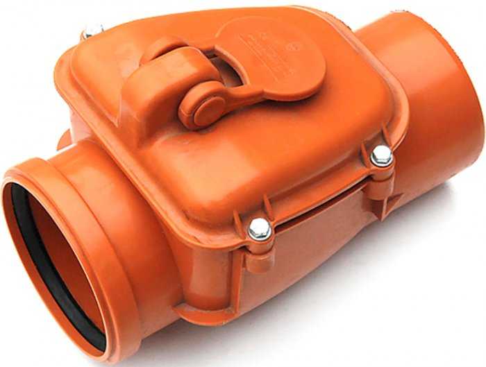 Обратный клапан для канализации ( 50, 110 мм): для чего нужен, как установить