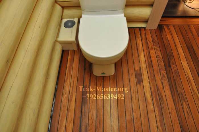 Пол в ванной в деревянном доме: устройство своими руками